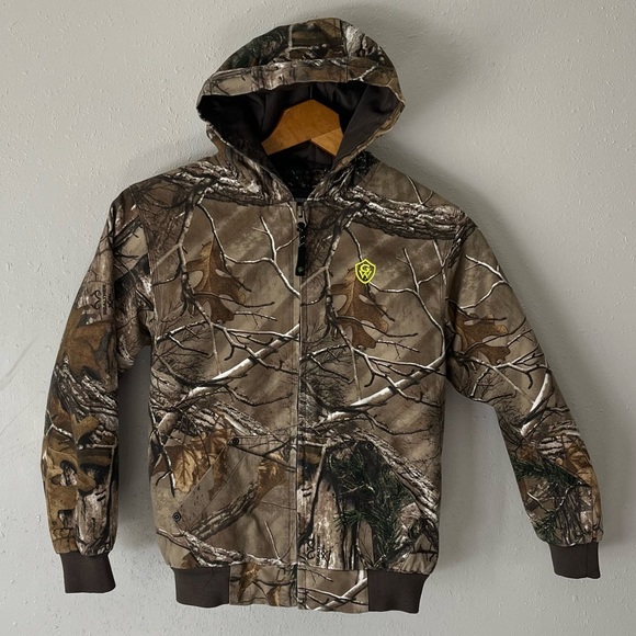 Game Winner Camouflage RealTree Hunting Coat/Jacket Child’s Size Small - Picture 9 of 9